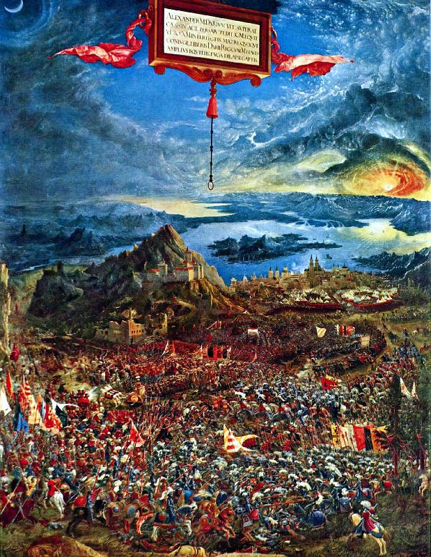 Albrecht Altdorfer Battle of Issus china oil painting image